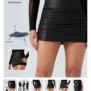 HALARA Black Mini Skirt